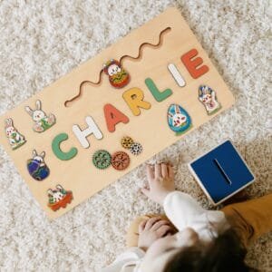 Personalized Wooden Baby Name Puzzle-Personalized name puzzle-Resurrection Series 3