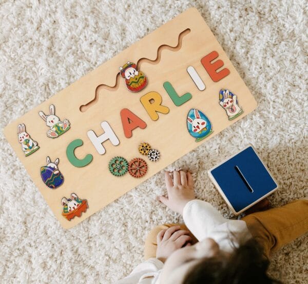 Personalized Wooden Baby Name Puzzle-Personalized name puzzle-Resurrection Series 3