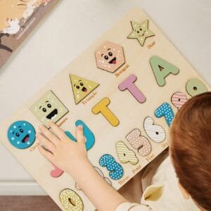 Personalized Wooden Baby Name Puzzle-Personalized name puzzle-Number Learning 4